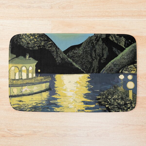 Item preview, Lake Como in the moonlight designed and sold by SamJanner.