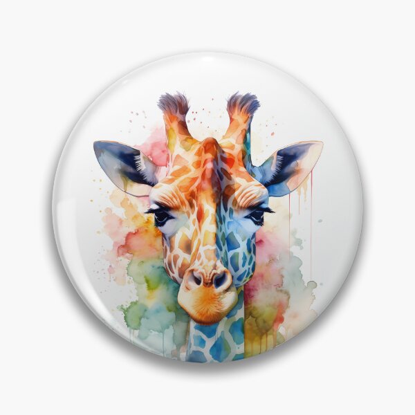 Item preview, Colorful giraffe designed and sold by annago2.