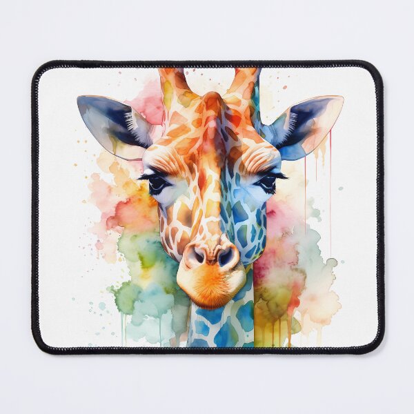 Item preview, Colorful giraffe designed and sold by annago2.