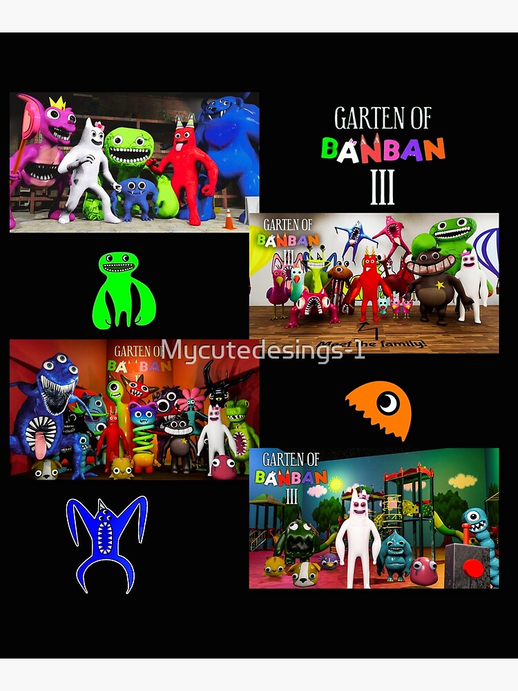 Nabnab. Nab Nab. Garten of Banban Logo and Characters. Horror games  2023.green. Halloween Poster for Sale by Mycutedesings-1