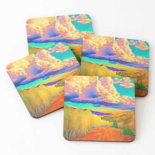 Item preview, Autumn Hike Pop Art Landscape designed and sold by LaRoach Digital Arts.