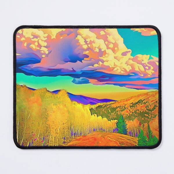 Item preview, Autumn Hike Pop Art Landscape designed and sold by LaRoach Digital Arts.