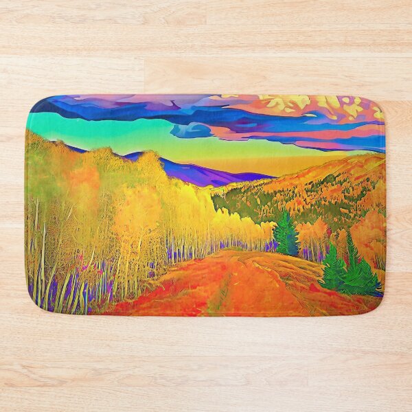 Item preview, Autumn Hike Pop Art Landscape designed and sold by LaRoach Digital Arts.