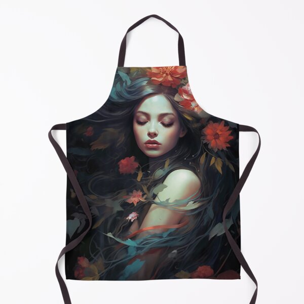Item preview, Blooming Shadows: A Serene Portrait of Floral Grace designed and sold by oanaunciuleanu.
