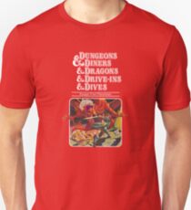 Donjons & Diners & Dragons & Drive-Ins & Dives: évasion de Flavortown T-shirt unisexe