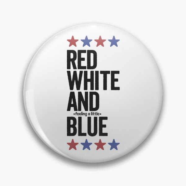 Item preview, 4th of July Summertime Blues: Red, White, and Feeling a Little Blue designed and sold by hadleyfoo.