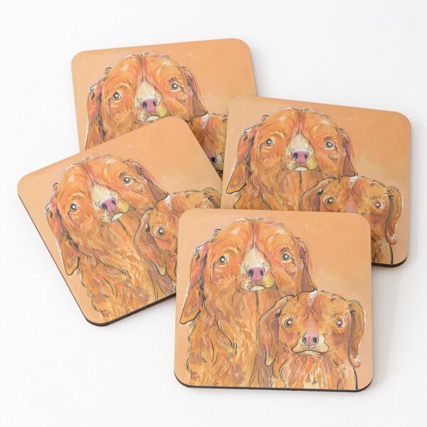 Item preview, Nova Scotia Duck Tolling Retriever Pair designed and sold by kyleschuler.