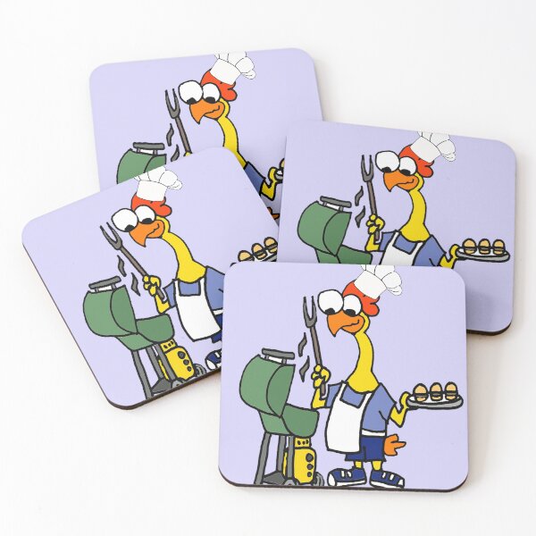 Item preview, Funny Rubber Chicken Cooking on Barbecue Grill designed and sold by Nature's Fancy.