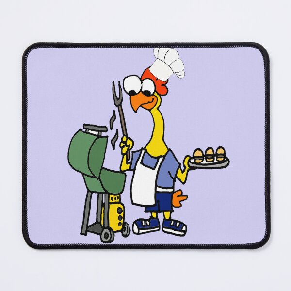 Item preview, Funny Rubber Chicken Cooking on Barbecue Grill designed and sold by Nature's Fancy.