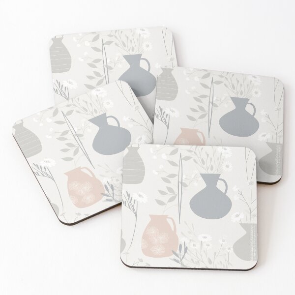 Item preview, Serene Ikebana And Flowers Minimalistic Japanese Pattern designed and sold by Wonder Of Light.