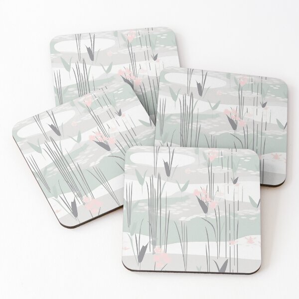 Item preview, Serene Ikebana And Flowers Minimalistic Japanese Pattern designed and sold by Wonder Of Light.
