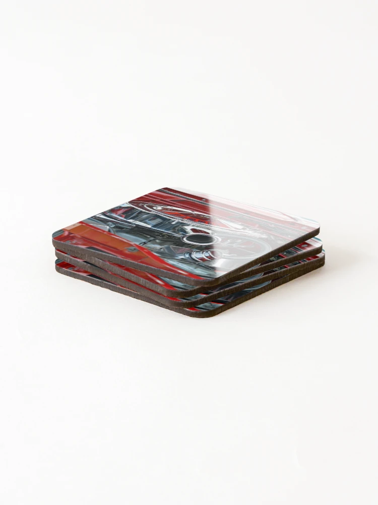 Thumbnail 4 of 5, Coasters (Set of 4), Red Engine designed and sold by RabbitHole13.