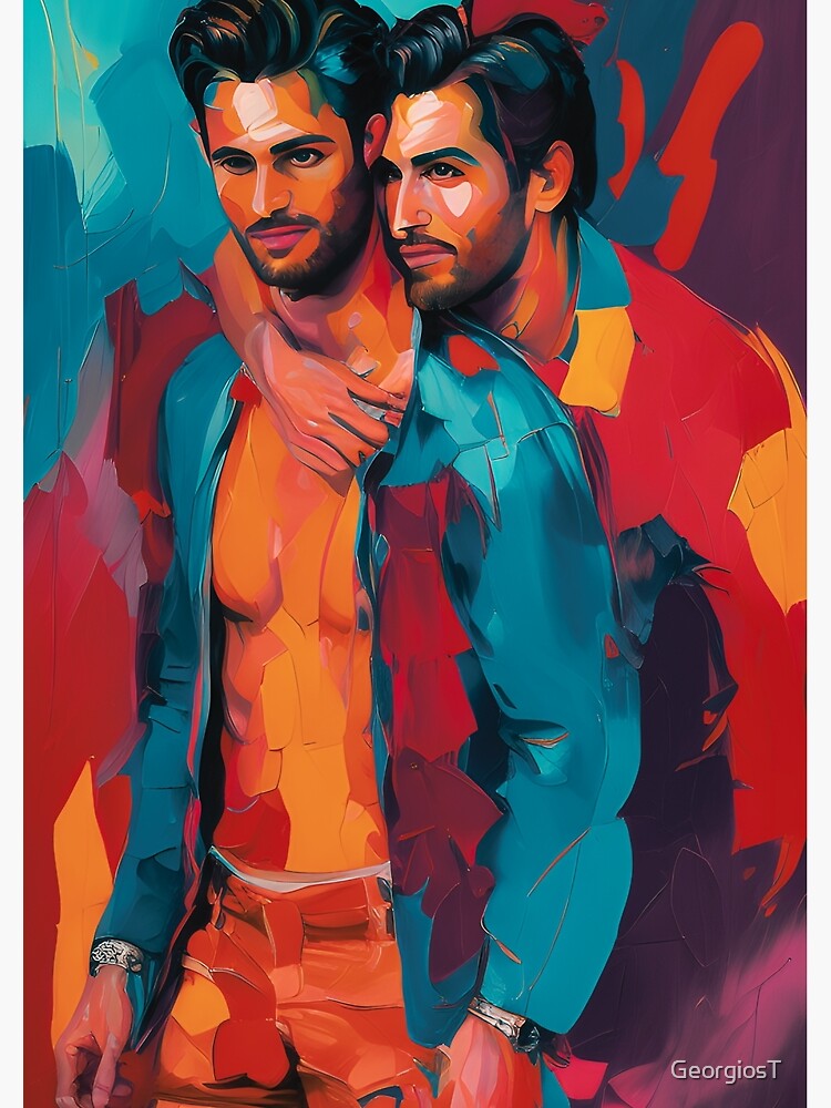 Modeling popular gay art décor wall Oil Painting