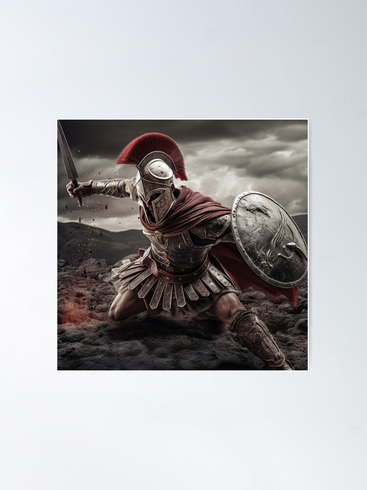 Spartan Hoplite Pain Is Your Friend Poster Spartan Armor -  Portugal