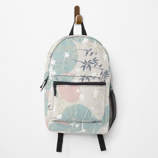 Item preview, Serene Bamboo And Cherry Blossoms Minimalistic Japanese Pattern designed and sold by Wonder Of Light.