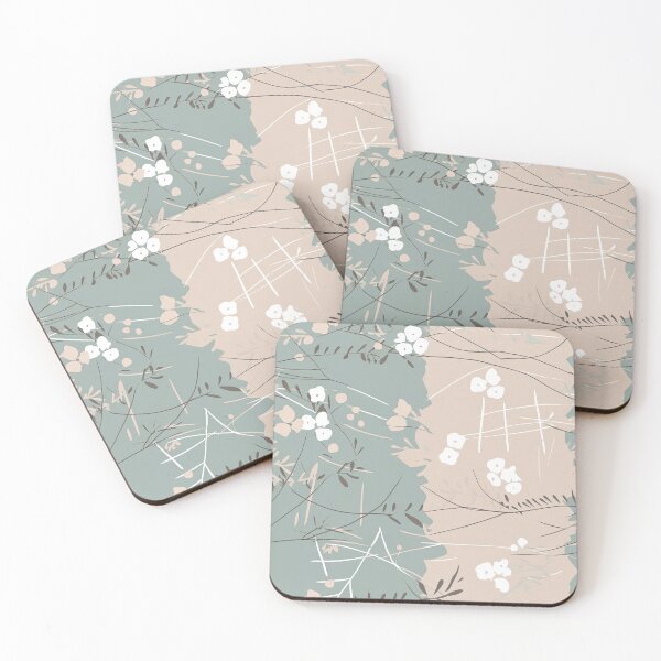 Item preview, Serene Bamboo And Cherry Blossoms Minimalistic Japanese Pattern designed and sold by Wonder Of Light.