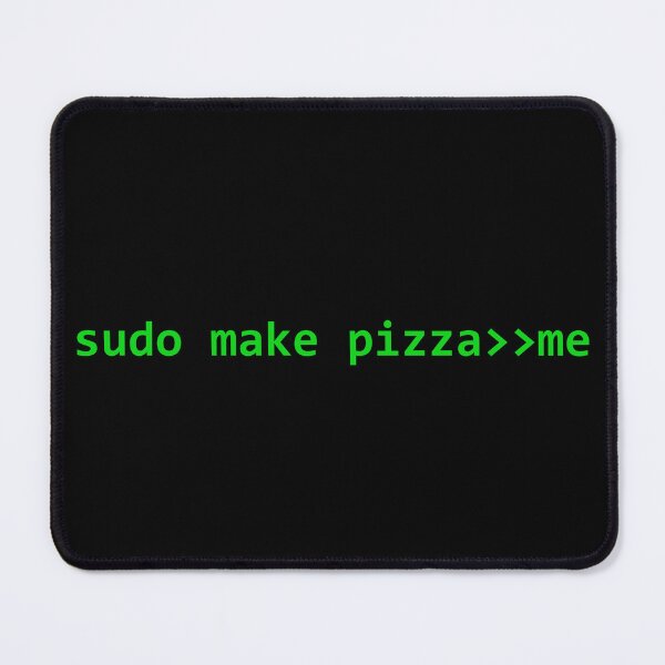 Item preview, sudo make pizza, monitor green designed and sold by Jeeb-Arts.