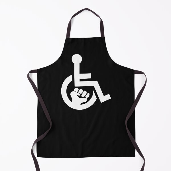 Aperçu de l'œuvre Handicap Power Fist blanc créée et vendue par Lence Printing.
