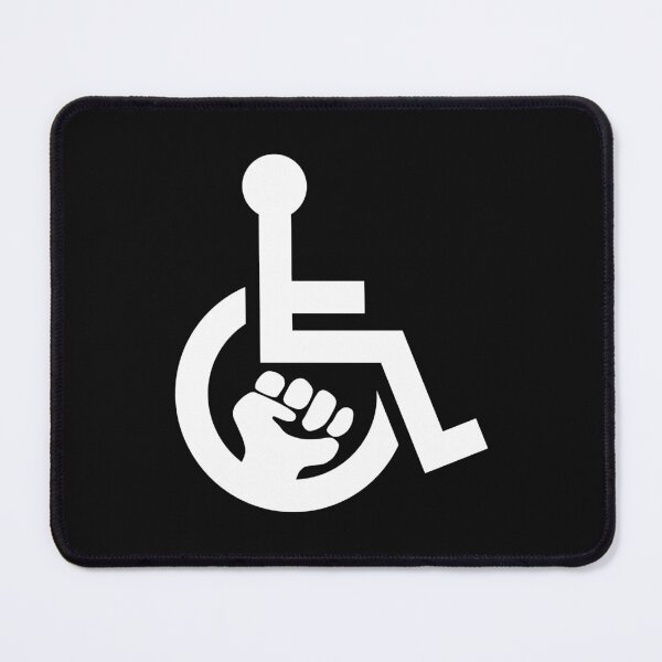 Item preview, Handicap Power Fist white designed and sold by Lence Printing.