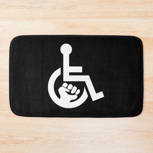 Item preview, Handicap Power Fist white designed and sold by Lence Printing.