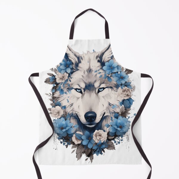 Artikelvorschau, Wolf mit Blumenmädchen entworfen und verkauft von Dominika Bednarska.