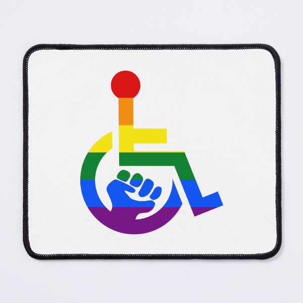 Item preview, Handicap Power Fist pride designed and sold by Lence Printing.