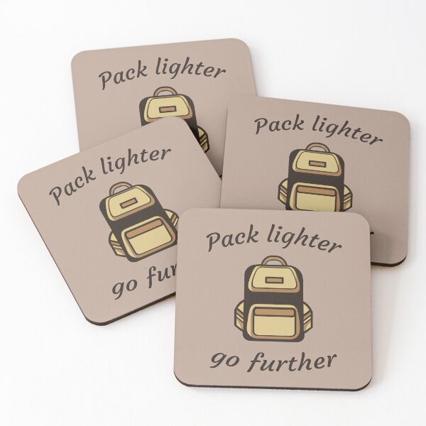 Item preview, Pack lighter, go further designed and sold by wonderxwander.