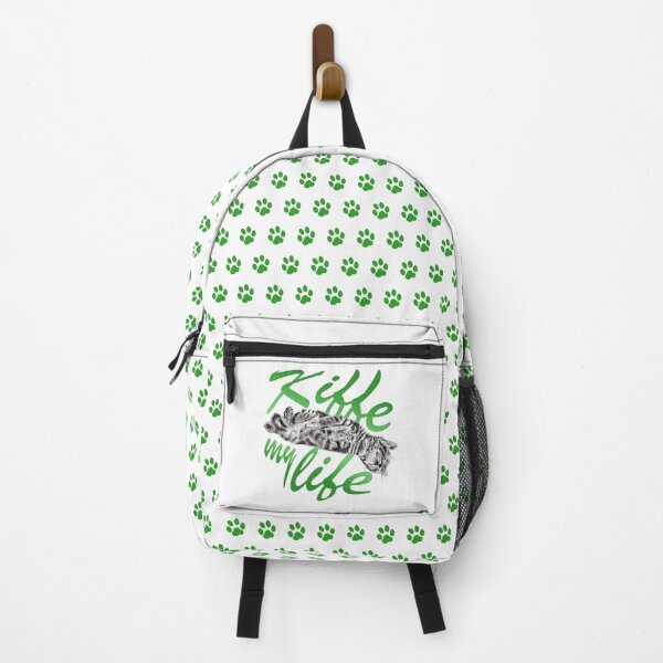 Item preview, Sleeping kitten, Kiffe my life 2 - graphite version, green text designed and sold by SylvieG18.