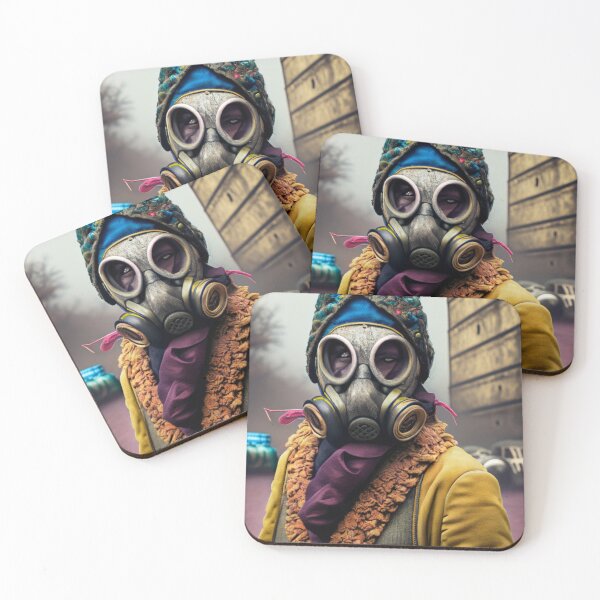 Item preview, Portrait with a gas mask designed and sold by jsebouvi.