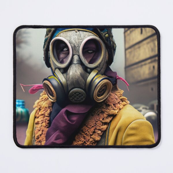 Item preview, Portrait with a gas mask designed and sold by jsebouvi.
