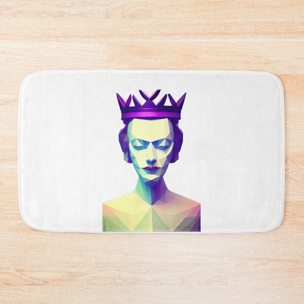 Item preview, White Queen With Purple Crown designed and sold by PolygonXYZ.