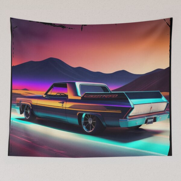 Item preview, Retro Utility Vehicle Car Skyline Gráfico designed and sold by SunfullyYours.