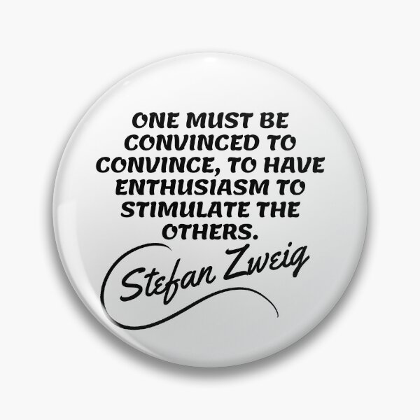 Artikelvorschau, Zitate von Stefan Zweig – Überzeugen entworfen und verkauft von Writer Quotes.