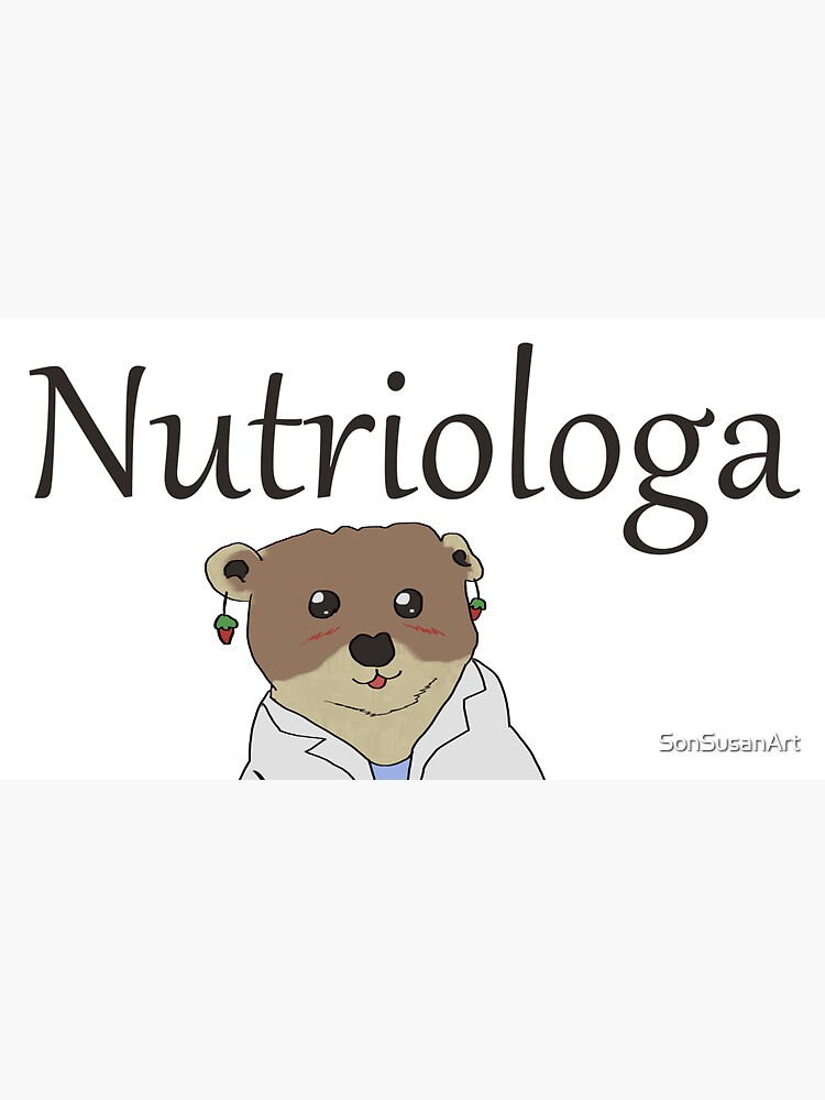 Gorra con la obra «Nutria nutrióloga » de SonSusanArt Redbubble