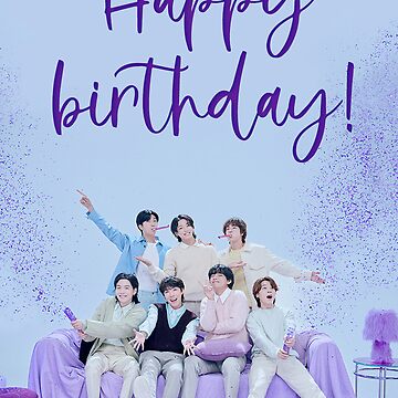 Vorschaubild zum Design Alles Gute zum Geburtstag! – BTS Festa 2023 Ausgabe von onastarrynight