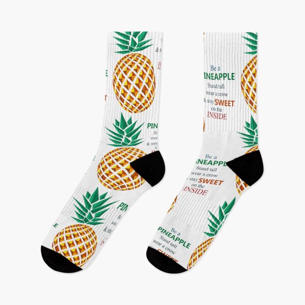 Artikelvorschau, Seien Sie eine ANANAS, stehen Sie aufrecht, tragen Sie eine Krähe und bleiben Sie von innen süß entworfen und verkauft von CustomHive.