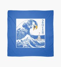 BLUE TSUNAMI ANGRY EAGLE Vote Blue 2018 Scarf