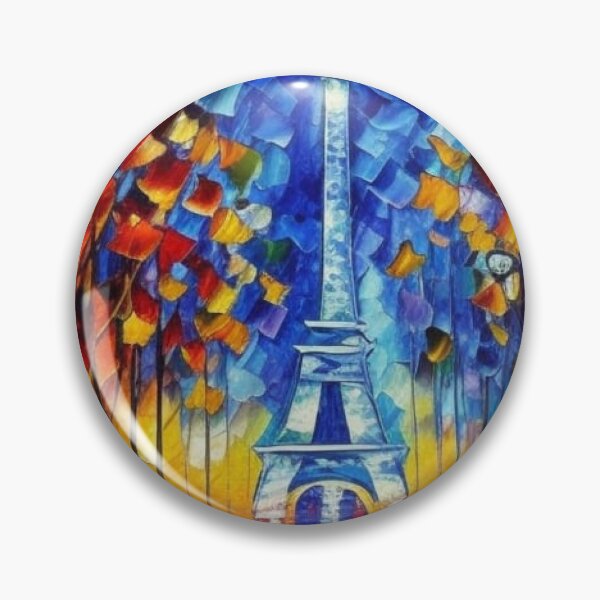 Aperçu de l'œuvre Rhapsody In Blue à Paris créée et vendue par RoyallyColorful.