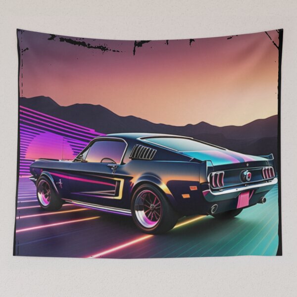 Item preview, Retro Sports Vehicle Car Skyline Graphic  designed and sold by SunfullyYours.