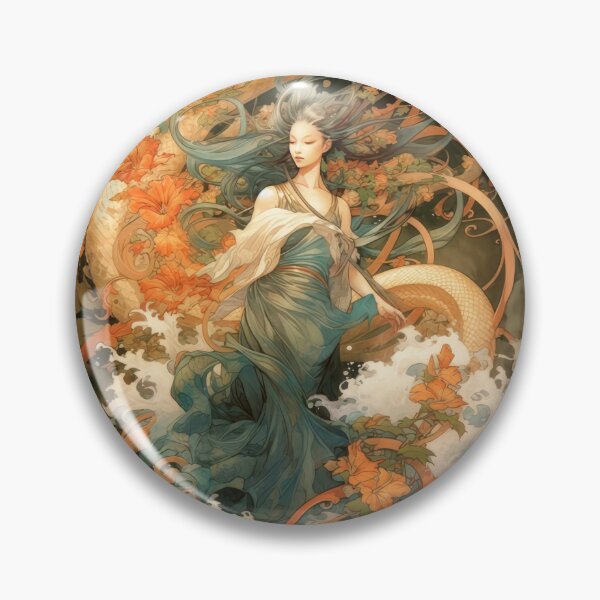 Item preview, Spring Dragon and Goddess designed and sold by Kim Kanger.