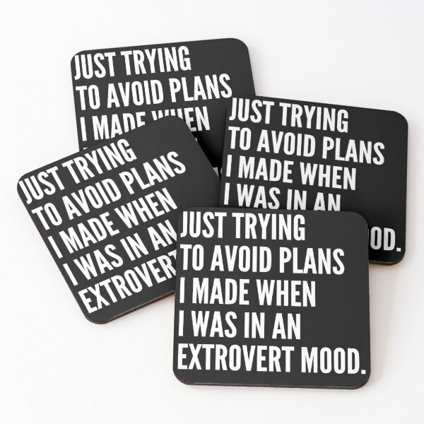 Item preview, Trying to avoid plans i made when i was an extrovert designed and sold by FlowFlex.