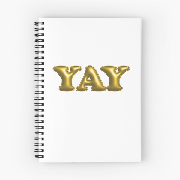 Item preview, YAY Gold 3D Ballon Text designed and sold by Maeve-Design.