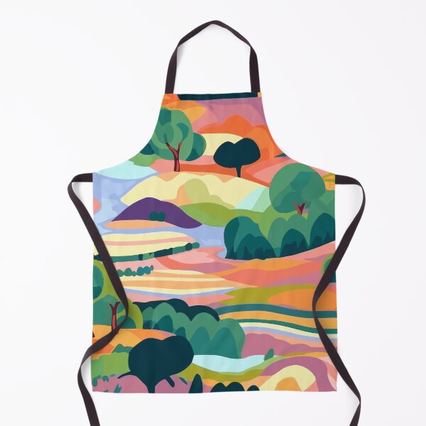 Item preview, Colorful summer landscape pattern designed and sold by enipra.