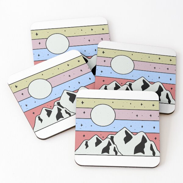 Item preview, Mountine Sunset Minimalism  designed and sold by Eolithic.