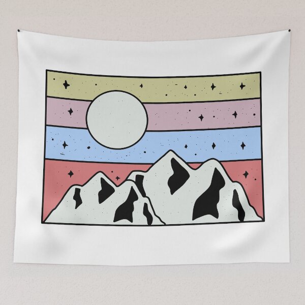 Item preview, Mountine Sunset Minimalism  designed and sold by Eolithic.