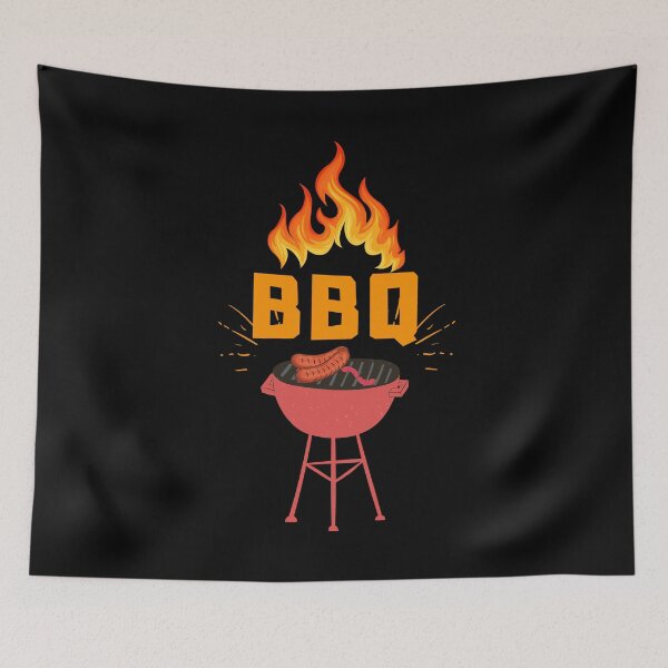 Item preview, BBQ - The Best Barbecue is One with Friends designed and sold by BababuuuPrint.