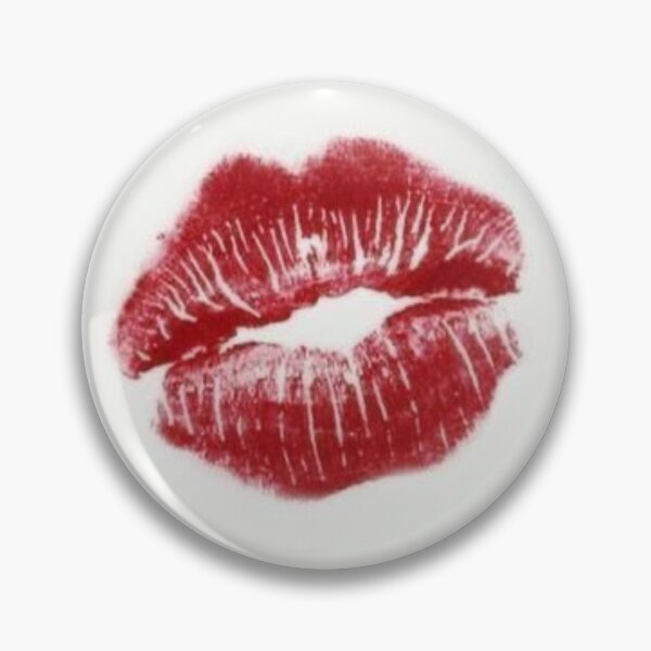 Vista previa del artículo con la obra «beso de labios rojos», diseñado y vendido por laraloosbergh.