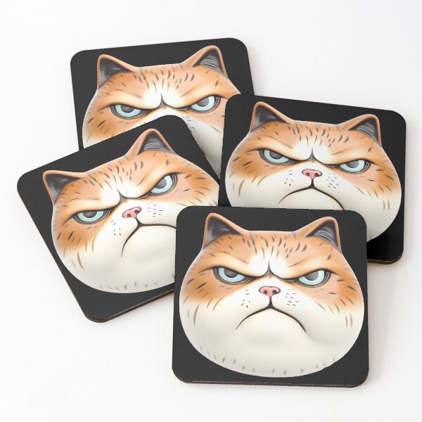 Item preview, Retro Kitschy Cat Heads designed and sold by KittyStampedeCo.