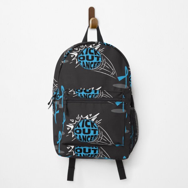 Item preview,  prostate cancer Awareness light blue ribbon kick out cancer designed and sold by shaderepublic.