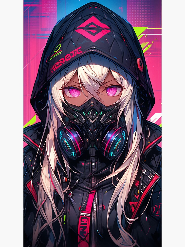 Cyberpunk Anime Girl | Poster